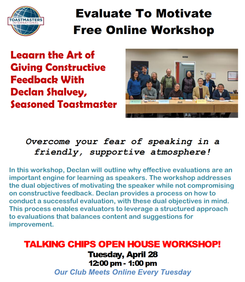 Evaluate to motivate workshop